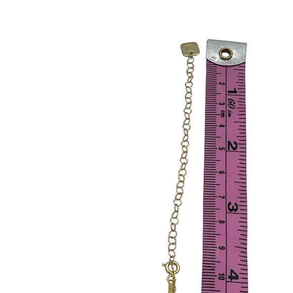 Libra Necklace Marked 925 Vintage Retro Gold Tone Horoscope Astrology Scales - Picture 8 of 15